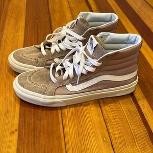 Vans sk8-high tops.